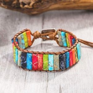 New Bohemian Vegan Chakra Healing Balance Bracelet